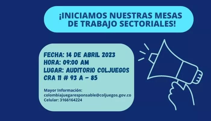 MESAS DE TRABAJO SECTORIALES